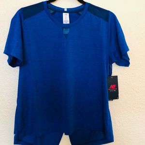 Blue New Balance active top